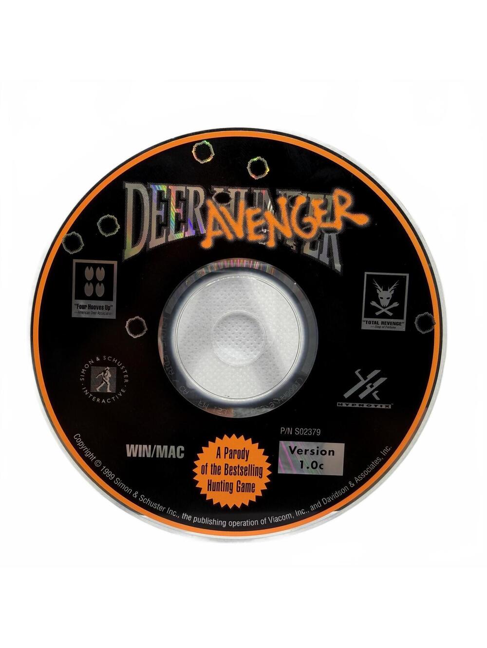 Deer Avenger (1998) - PC CD-ROM Video Game ** Disc Only **